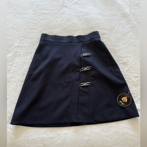 Navy Embellished A-Line Mini Skirt for Girls size 146cm
